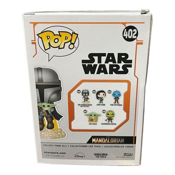 Funko Pop! Star Wars The Mandalorian with Child Flying Jetpack IN STOCK Pop 402 - Picture 5 of 8